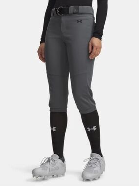 Under Armour UA Utility Softball Pants - Size Large Womens - Dark Grey
